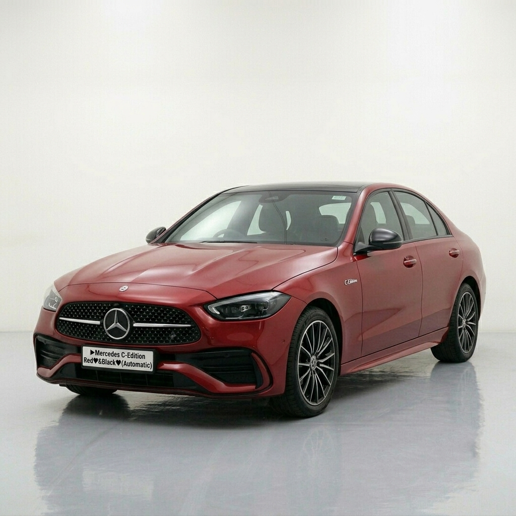 Mercedes C-Class Red & Black (Automatic)